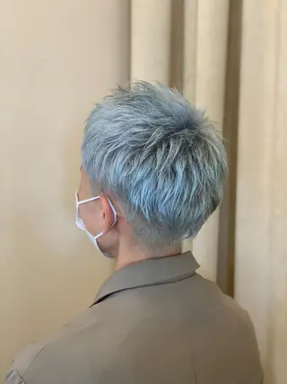 ショート メンズ 山中 亮司のヘアスタイル