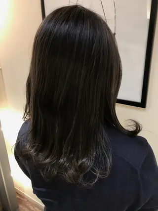 ミディアム カラー 中塚 義人のヘアスタイル