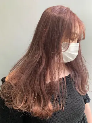ロング カラー 怪我のため6月末 復帰予定田中瑞希🍃のヘアスタイル