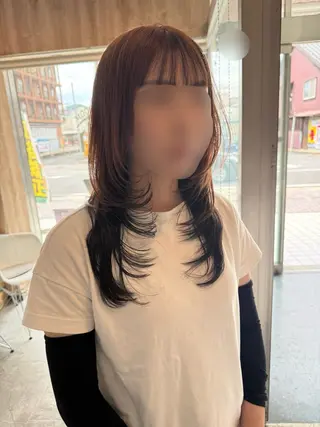 ロング カラー Bish Yanaのヘアスタイル