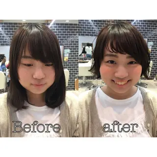 ショート 中村 美穂のヘアスタイル