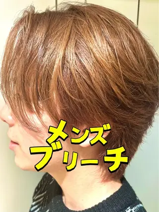 カラー メンズ ⛄️ブリーチカラー /カット/れい🐯のヘアスタイル