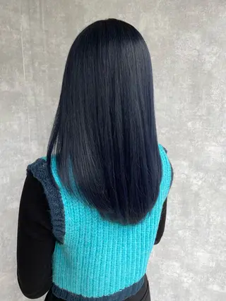 セミロング 【完全個室】髪質改善 暖色カラー/山崎唯奈のヘアスタイル