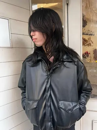 セミロング 松本 夢のヘアスタイル