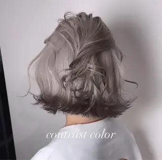 ミディアム カラー 💜ハイトーン💛 マジカルかいちゃんのヘアスタイル