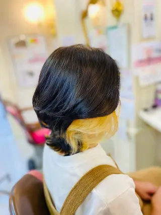 ミディアム 菅沼 美咲のヘアスタイル