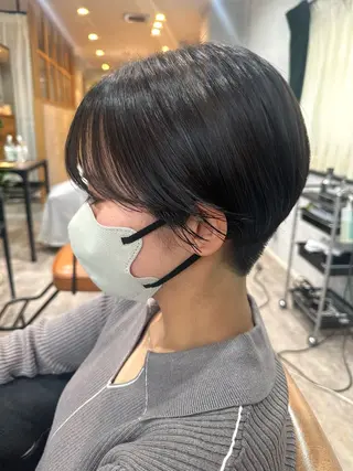 ショート 大久保 優香のヘアスタイル