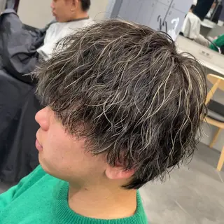 ミディアム カラー ヘアアレンジ メンズ fifth 石川 凪のヘアスタイル