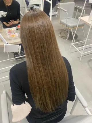 ロング カラー 前橋 姫奈のヘアスタイル