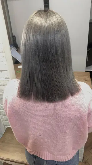 ミディアム カラー ヘアアレンジ 寺西 恵🪡🤍のヘアスタイル