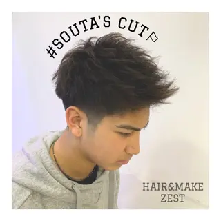 ヘアアレンジ メンズ ange☞ soutaのヘアスタイル