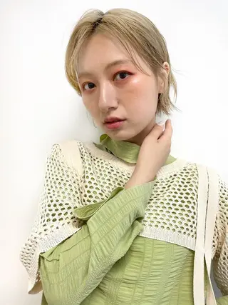 ショート カラー BASSA 下井草店のヘアスタイル
