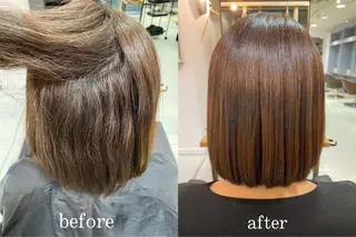 ミディアム パーマ 佐藤 麻衣のヘアスタイル