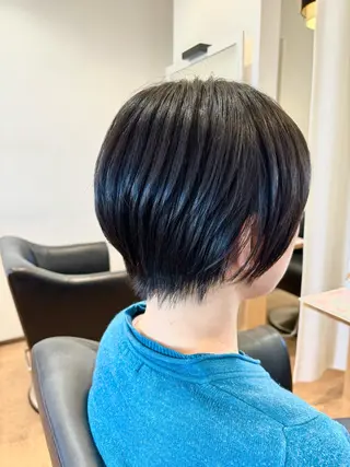 ショート 秋山知穂🧸縮毛矯正 ショート新越谷南越谷のヘアスタイル