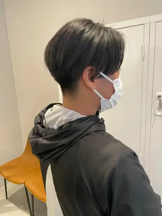 メンズ 髪質改善×縮毛矯正 ×艶カラーNAOのヘアスタイル
