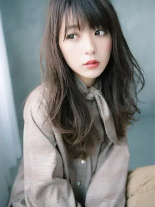 ロング 菅野 凪紗のヘアスタイル