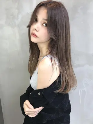 ロング カラー ANGELICA JR奈良店のヘアスタイル
