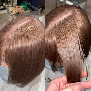 ショート カラー ヘアアレンジ 梅田中崎町髪質改善 /オキヒロト/エコルのヘアスタイル