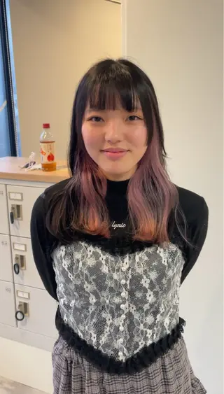 セミロング 山浦司颯‪/ カラー/レイヤーのヘアスタイル