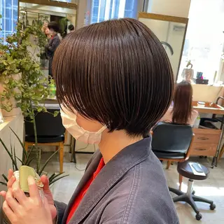 ショート 岡部 ひな/銀座のヘアスタイル