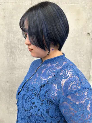 ショート ボブ/ゆるふわ ボブパーマ/とういのヘアスタイル