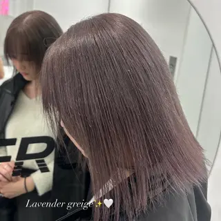 セミロング 韓国ガーリー🤍ハイ トーン🤍Ayanaのヘアスタイル