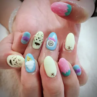 ネイル パラジェル有/ 長さだし/mahoのネイルデザイン