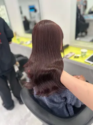 セミロング カラー ♡ダブルカラー特化♡ miyuのヘアスタイル
