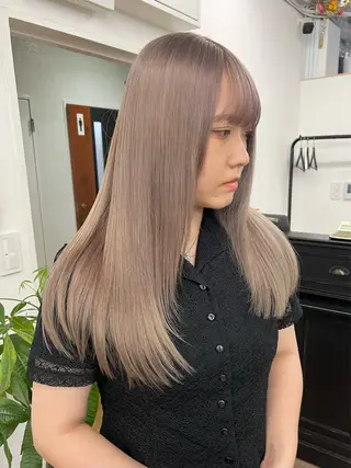 ロング カラー ブリーチ　ハイトーン 特化🌈フジタハルキのヘアスタイル