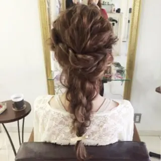 ヘアアレンジ 🇰🇷韓国風艶髪✨ 髪質改善 倉岡しおんのヘアスタイル