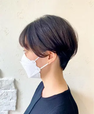 ショート ショート 縮毛矯正 レイヤー🌿FUKUのヘアスタイル
