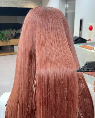 セミロング カラー ヘアアレンジ ユズキ/銀座似合わせ カット♡透明感カラーのヘアスタイル