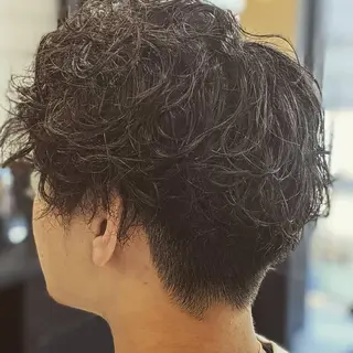 セミロング パーマ 💈山本 卓士💈のヘアスタイル