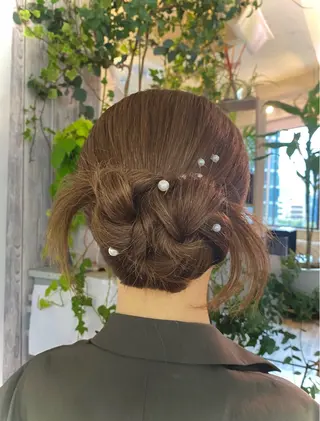 ヘアアレンジ hair make もりした ゆうのヘアスタイル