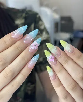 ネイル 波 なみのネイルデザイン