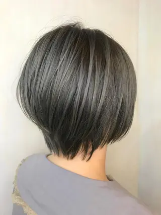 ミディアム カラー ヘアアレンジ ✨韓国風ヘア/艶髪 カラー✨yumeのヘアスタイル