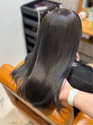 セミロング 【完全個室】髪質改善 暖色カラー/山崎唯奈のヘアスタイル
