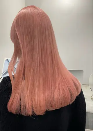 ロング カラー 広島:ミルキーカラー tsumaのヘアスタイル