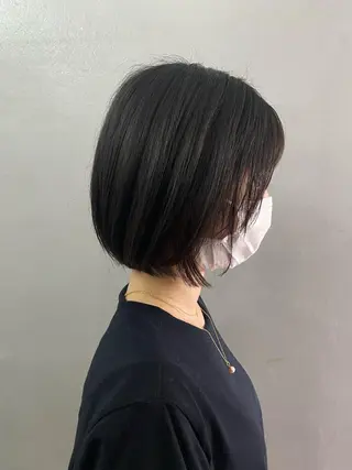 ショート とびまつ /ショート/脱白髪染のヘアスタイル