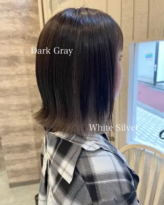 ミディアム カラー 🫟Blanco🫟 Color&Careのヘアスタイル