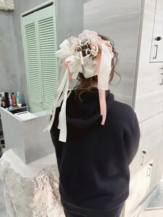 カラー ヘアアレンジ the path sora♡のヘアスタイル