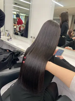 ロング カラー ヘアアレンジ Over hair_ misakiのヘアスタイル