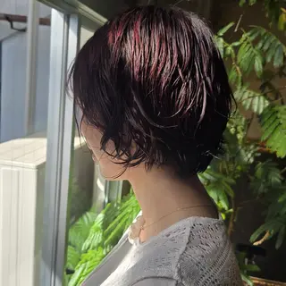 カラー 艶髪縮毛矯正×透明感 カラー◎mikuのヘアスタイル