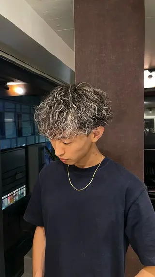 カラー パーマ メンズ fifth 阿部楓のヘアスタイル