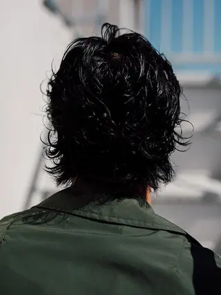 ミディアム 蛭川 博信のヘアスタイル