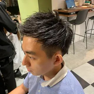 ショート 坪井 彰吾のヘアスタイル