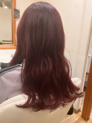 ロング カラー アザマ　ヤスカツ _rosso 川口のヘアスタイル