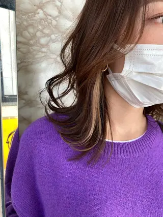ミディアム カラー リピート率No.1✨ ユウキのヘアスタイル