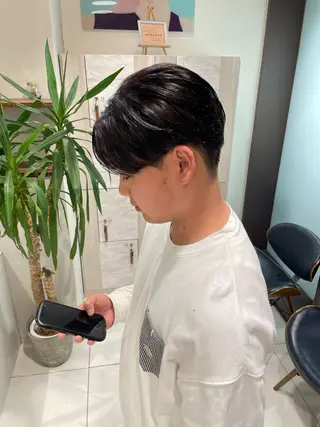 ショート メンズ 伊藤 隆星のヘアスタイル