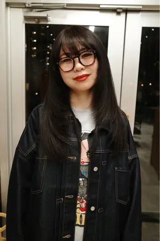 ミディアム 似合わせパーマ 鮫島竜海のヘアスタイル